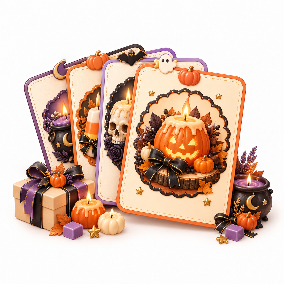 50 Halloween Candle Recipes & Design Collection