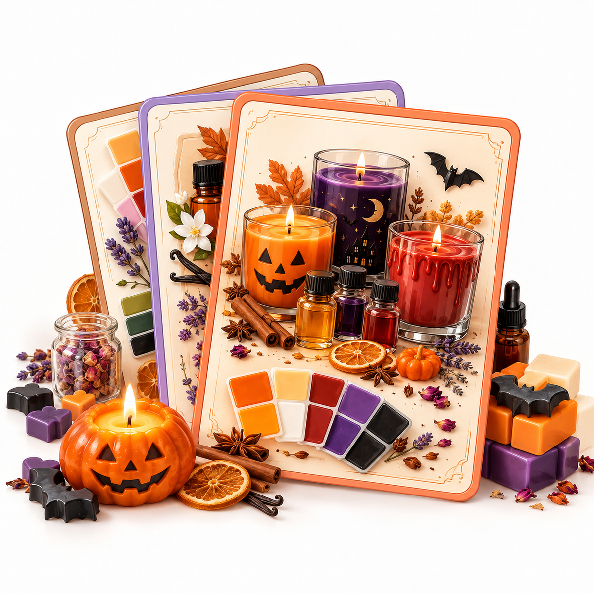 Halloween Candle Scent & Color Formula Guide