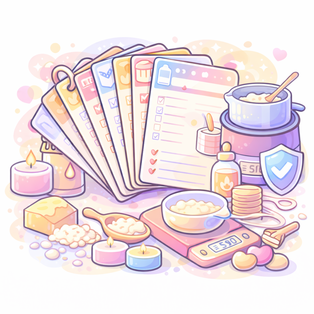 Candle Recipe Cards Pack