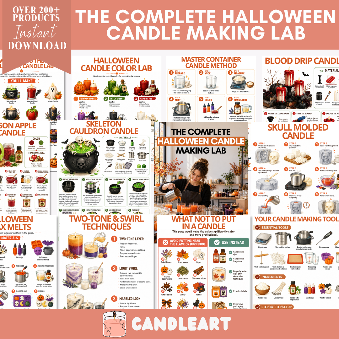 The Complete Halloween Candle Making Lab